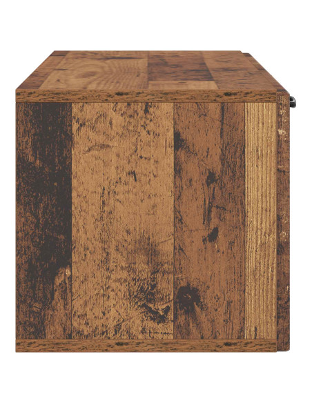 Mobile Porta TV da Muro Legno antico 98 x 31 x 30 cm