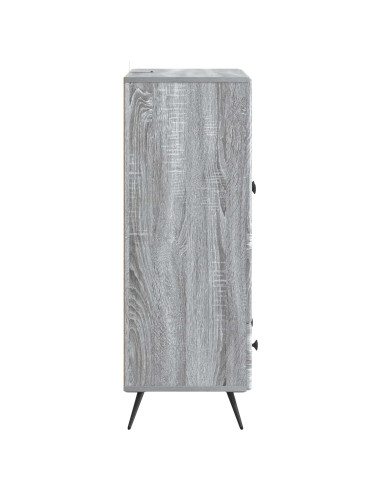 Credenza Grigio Sonoma 66 x 34,5 x 95 cm Legno ingegnerizzato