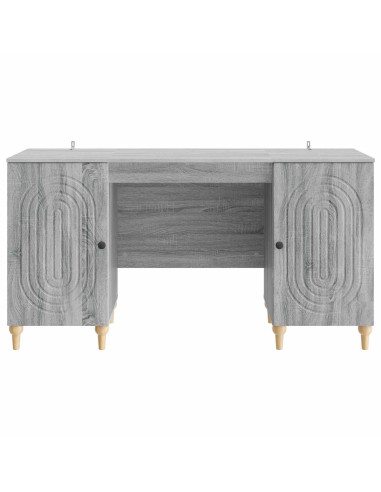 Scrivania Grigio Sonoma 142,5 x 50 x 75 cm Legno ingegnerizzato