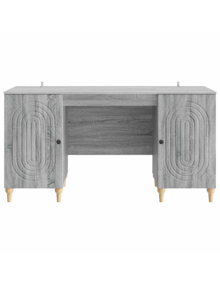 Scrivania Grigio Sonoma 142,5 x 50 x 75 cm Legno ingegnerizzato