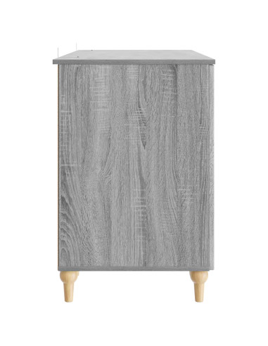 Scrivania Grigio Sonoma 142,5 x 50 x 75 cm Legno ingegnerizzato