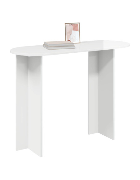 Tavolo consolle Bianco Lucido 100 x 39,5 x 75 cm