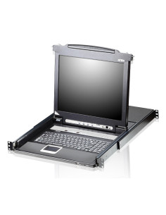 ATEN Switch KVM LCD a binario singolo PS/2-USB VGA a 8 porte
