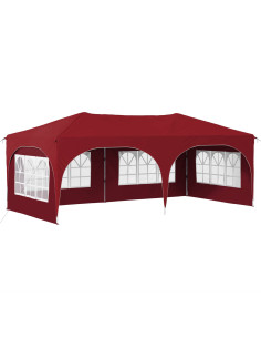 Tenda per feste a pop-up Borgogna 575 x 288 x 245 cm 2