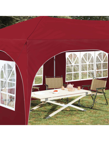 Tenda per feste a pop-up Borgogna 575 x 288 x 245 cm