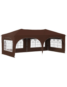 Tenda per feste a pop-up Marrone 575 x 288 x 245 cm 2