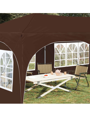Tenda per feste a pop-up Marrone 575 x 288 x 245 cm