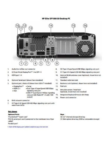 SB ELITE SFF 800 G9  I7165123Y