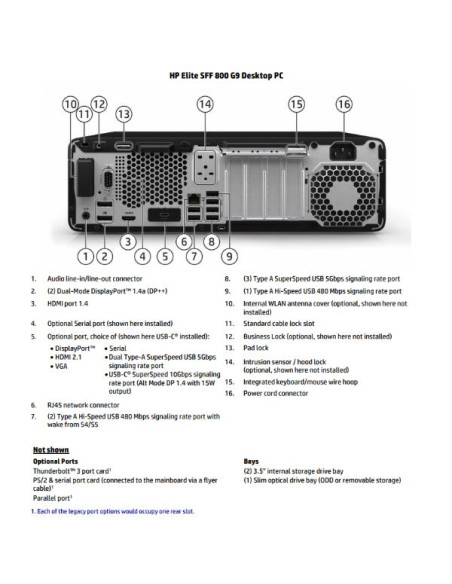 SB ELITE SFF 800 G9  I7165123Y