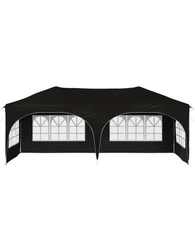 Tenda per feste a pop-up Nero 575 x 288 x 245 cm Tessuto Oxford