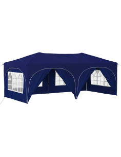 Tenda per feste a pop-up Blu 575 x 288 x 245 cm Tessuto Oxford 2