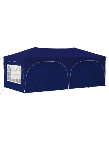 Tenda per feste a pop-up Blu 575 x 288 x 245 cm Tessuto Oxford