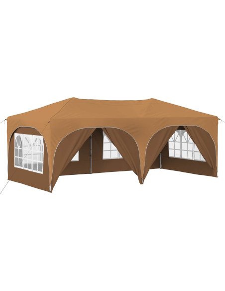 Tenda per feste a pop-up Beige 575 x 288 x 245 cm