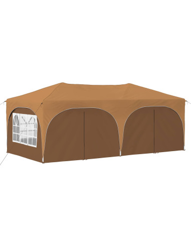 Tenda per feste a pop-up Beige 575 x 288 x 245 cm