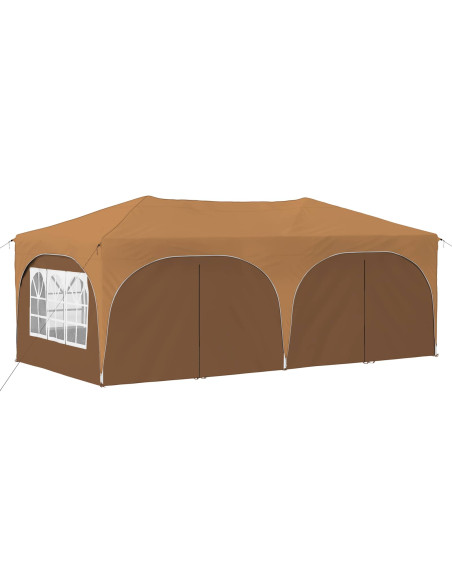 Tenda per feste a pop-up Beige 575 x 288 x 245 cm