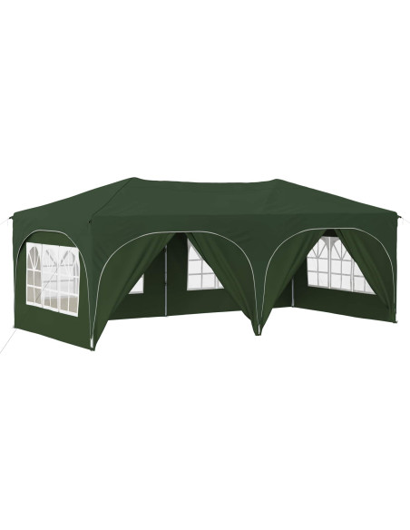 Tenda per feste a pop-up Verde 575 x 288 x 245 cm