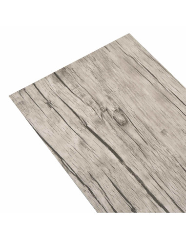 Tavole per Pavimenti 18 pcs Grigio 5,26 m² PVC