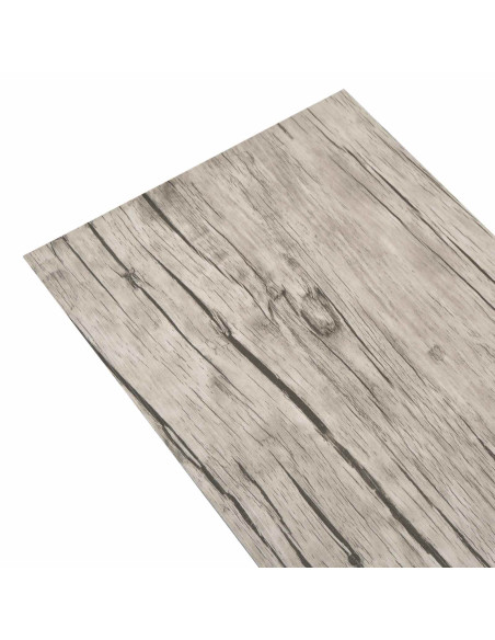Tavole per Pavimenti 18 pcs Grigio 5,26 m² PVC