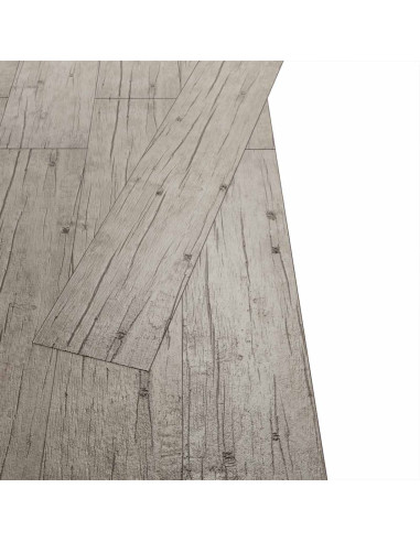 Tavole per Pavimenti 18 pcs Grigio 5,26 m² PVC