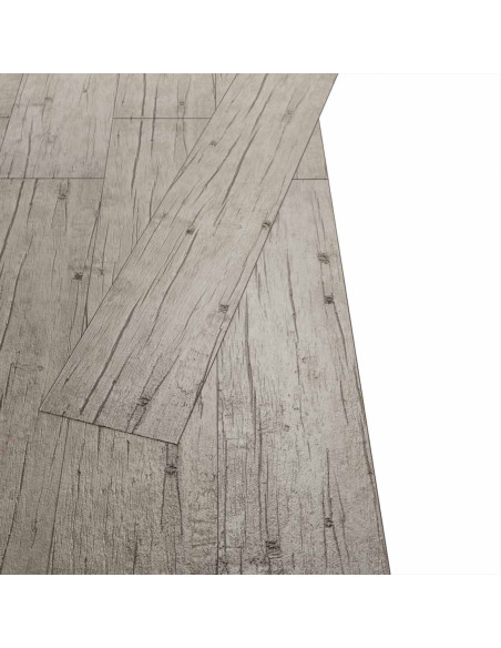 Tavole per Pavimenti 18 pcs Grigio 5,26 m² PVC