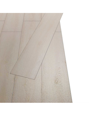 Tavole per Pavimenti 18 pcs Bianco 5,26 m² PVC