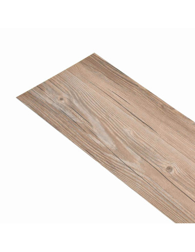 Tavole per Pavimenti 18 pcs Marrone 5,26 m² PVC