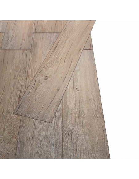 Tavole per Pavimenti 18 pcs Marrone 5,26 m² PVC