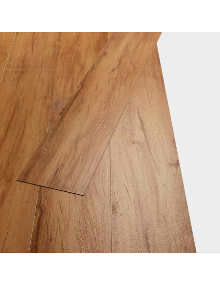 Tavole per Pavimenti 18 pcs Marrone 5,26 m² PVC