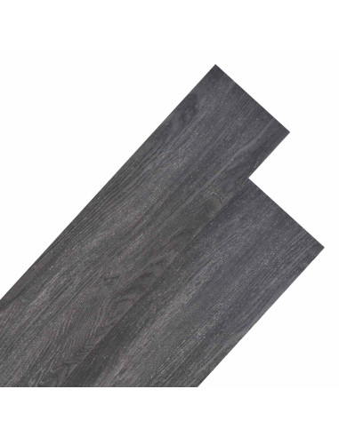 Tavole per Pavimenti 18 pcs Nero e Bianco 5,26 m² PVC