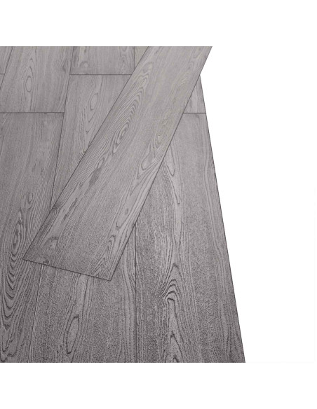 Tavole per Pavimenti 18 pcs Grigio scuro 5,26 m² PVC