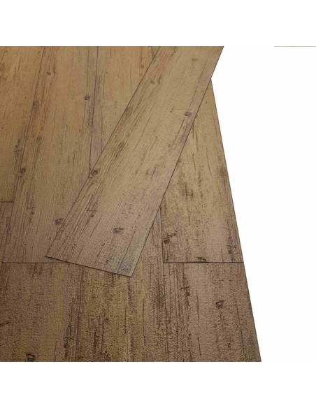 Tavole per Pavimenti 36 pcs Marrone Noce 5,02 m² PVC