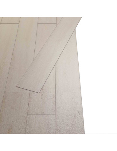 Tavole per Pavimenti 36 pcs Bianco Rovere Classico 5,02 m² PVC