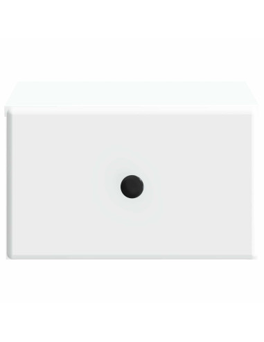 Mobiletto da notte a muro 2 pcs Bianco 34,5 x 33 x 20 cm