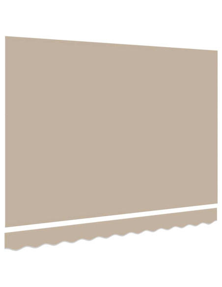 Telo di ricambio per tenda da sole Beige 330 x 195 cm