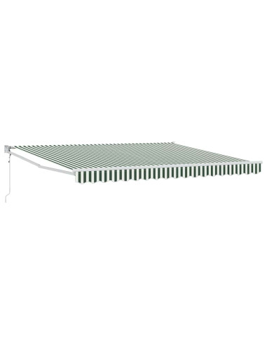 Tenda Retrattile Verde 400 × 300 cm Tessuto