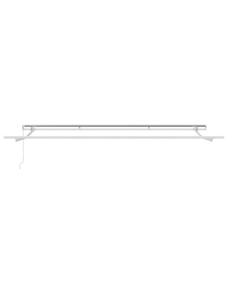 Tenda Retrattile Verde e Bianco 400 × 300 cm
