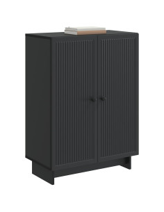 Credenza Nero 66 x 34,5 x 90 cm Legno ingegnerizzato 2