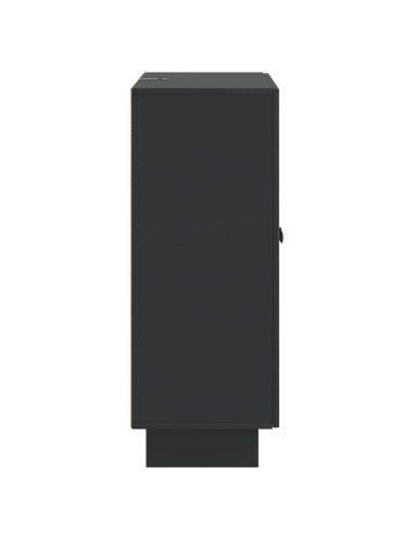 Credenza Nero 66 x 34,5 x 90 cm Legno ingegnerizzato