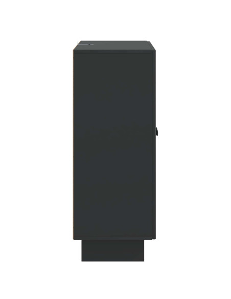Credenza Nero 66 x 34,5 x 90 cm Legno ingegnerizzato