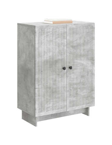 Credenza Grigio Cemento 66 x 34,5 x 90 cm Legno ingegnerizzato