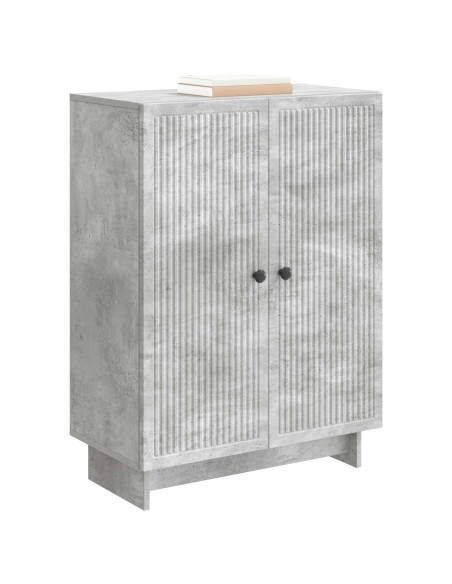 Credenza Grigio Cemento 66 x 34,5 x 90 cm Legno ingegnerizzato