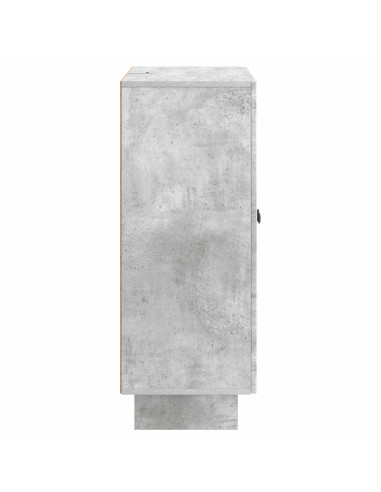 Credenza Grigio Cemento 66 x 34,5 x 90 cm Legno ingegnerizzato