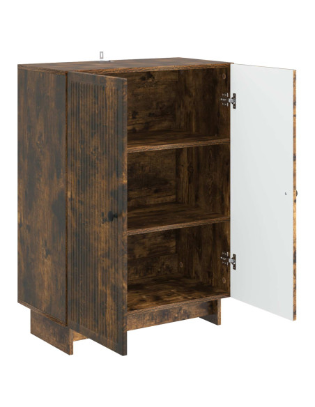 Credenza Rovere Fumo 66 x 34,5 x 90 cm Legno ingegnerizzato