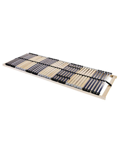 Base a doghe Marrone 90 x 190 cm Legno massello di faggio