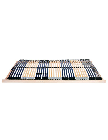 Base a doghe Marrone 140 x 190 cm Legno massello di faggio