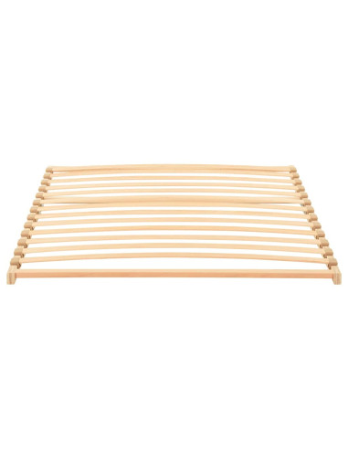 Base a doghe Marrone 120 x 190 cm Legno massello di faggio
