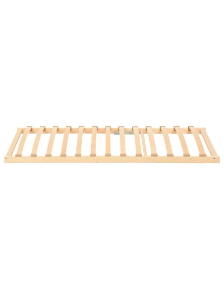 Base a doghe Marrone 120 x 190 cm Legno massello di faggio