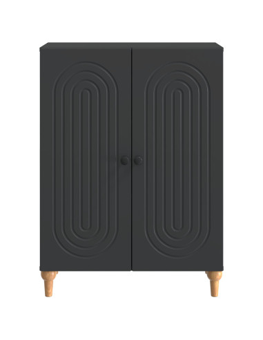 Credenza Nero 66 x 34,5 x 90 cm Legno ingegnerizzato
