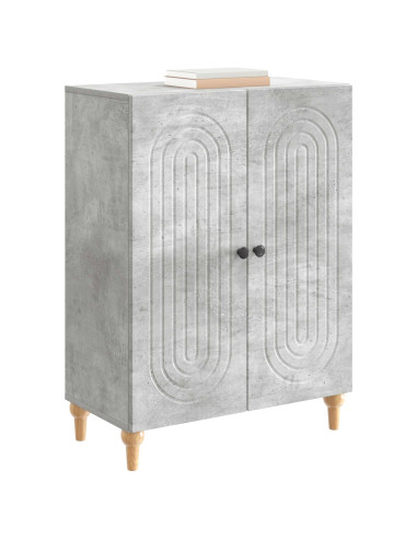 Credenza Grigio Cemento 66 x 34,5 x 90 cm Legno ingegnerizzato