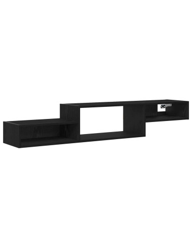 Mobile TV da Parete A parete Rovere Nero 150 x 28 x 26 cm